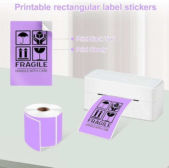3 X 5 Inch Printable Waterproof Rectangle Color Coding Labels, 300 Per Roll - Image 3