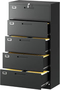 Lateral File Cabinet with 5 Drawers by Fesbos