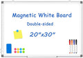 Double-Sided White Board Dry Erase, Magnetic Whiteboard by WALGLASS