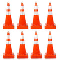 BATTIFE 24 Pack Traffic Safety Cones 28 Inches by BATTIFE