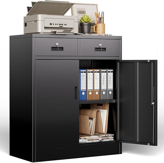 BESFUR 36" H Metal Storage Cabinet by BESFUR