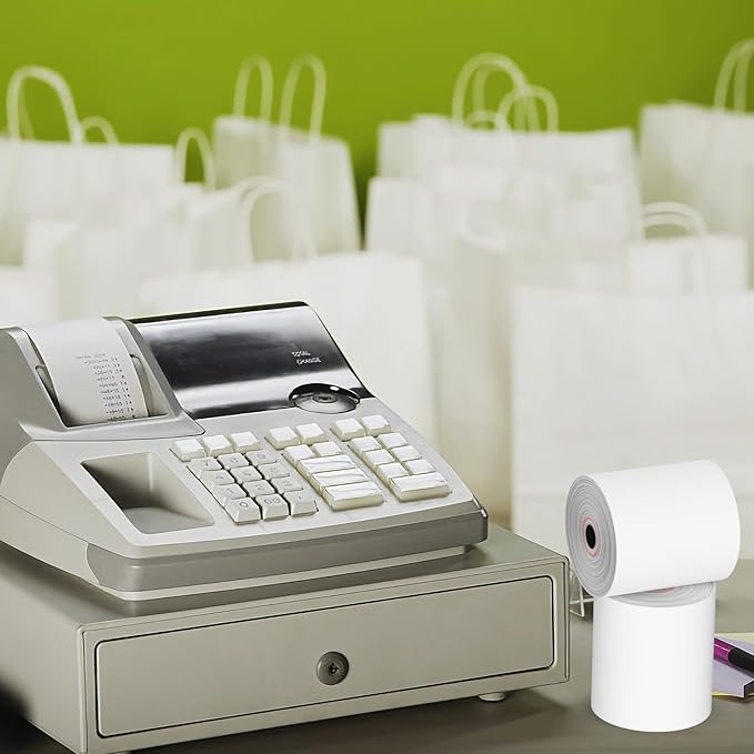 3 1/8" x 230' Thermal Paper Receipt Rolls, Cash Registers, Credit Card - Image 7