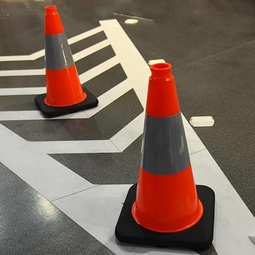BESEA 18" inch Traffic Cones Orange Safety Cones - Image 9