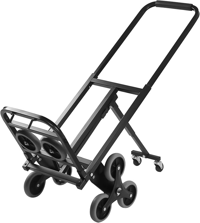 Folding Stair Climbing Dolly, Heavy Duty Stair Climbing Cart Dual-Purpose Cart by Unknown