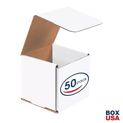 BOX USA Shipping Boxes Small 5"L x 5"W x 5"H, Moving and Storage - Image 2