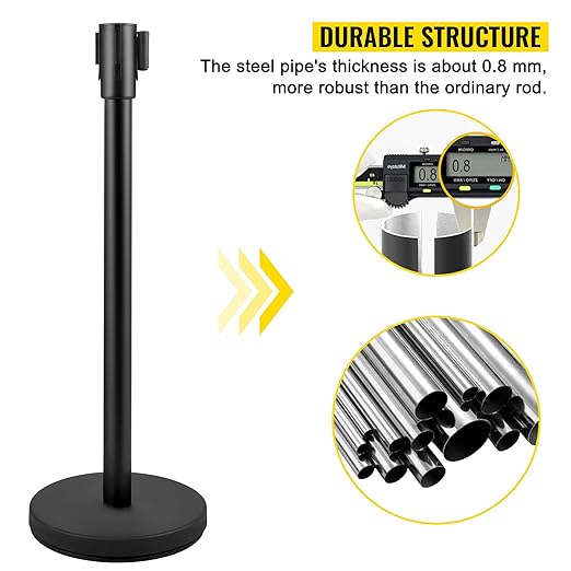 VEVOR Crowd Control Stanchion, Stanchion Set - Image 2
