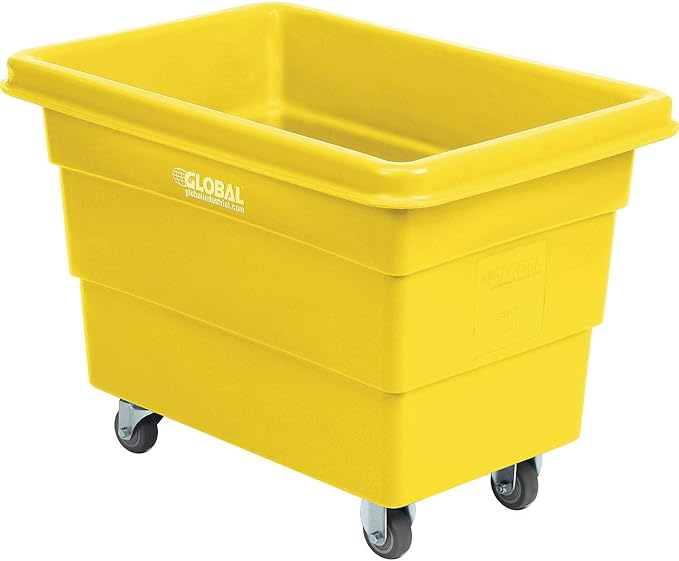 Global Industrial 6 Bushel Plastic Bulk Box Truck, Direct Mount Base, 500 lbs. by GlobalIndustrial