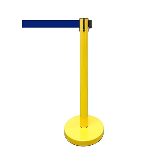 VIP Crowd Control Retractable Belt Stanchion Queue Safety Barrier Set - Image 4