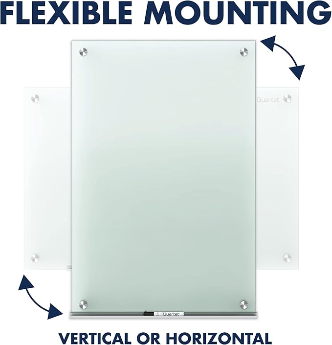 Quartet Whiteboard, Glass Dry Erase Board, Non-Magnetic, Infinity Frameless - Image 6