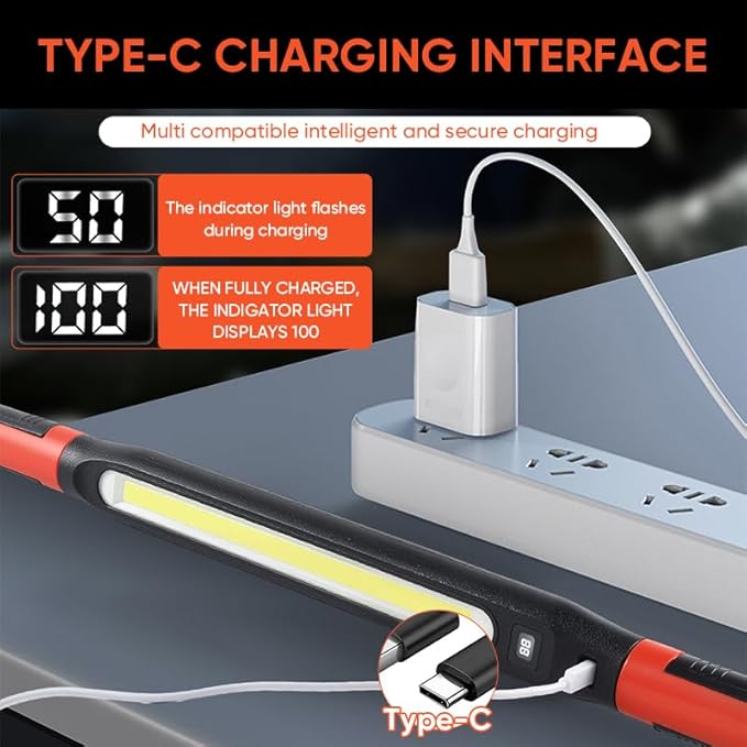 Magnetic Work Light Bar 2026 New | Rechargeable LED Light - Image 5