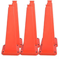 BESEA 6 Pack 28" Bright Orange Traffic Safety Cones by BeSea