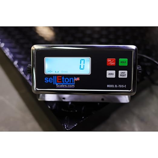 Liberty Scales Heavy Duty Industrial 48" x 48" Floor Scale - Image 2
