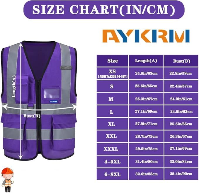 A-SAFETY High Visibility Reflective Safety Vest Customize Logo - Image 2