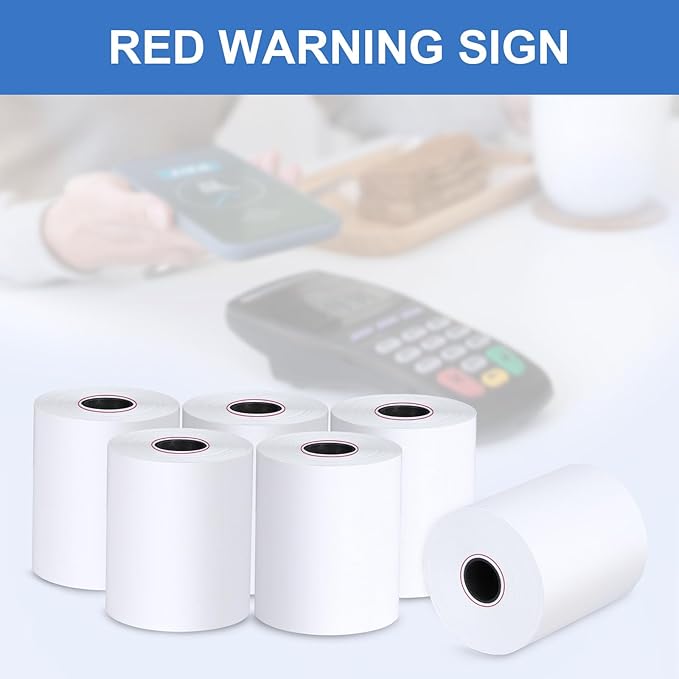 2 1/4 X 85 Thermal Receipt Paper Rolls- Fits All Pos Cash Registers, - Image 7