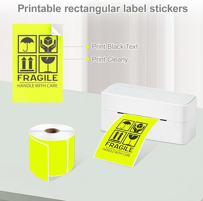 3 X 5 Inch Printable Rectangle Color Coding Labels, 300 Per Roll Adhesive Color - Image 3
