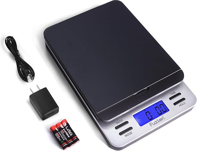 Fuzion Shipping Scale, Accurate Digital Postal Scale 86 lb/0.1 oz by Fuzion%C2%AE
