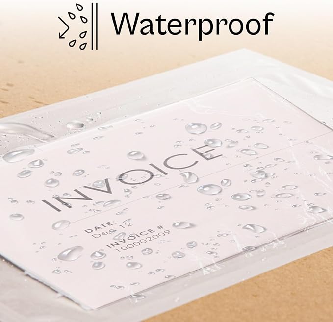PSBM 2000 PCS 5 x 10 Inch Clear Reclosable Packing List Envelopes, Shipping - Image 5