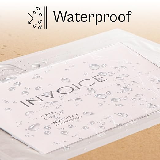 7"x 10" Clear Enclosed Packing Envelope Plain Face Usable Dim 6.5" x 9.5" - Image 5