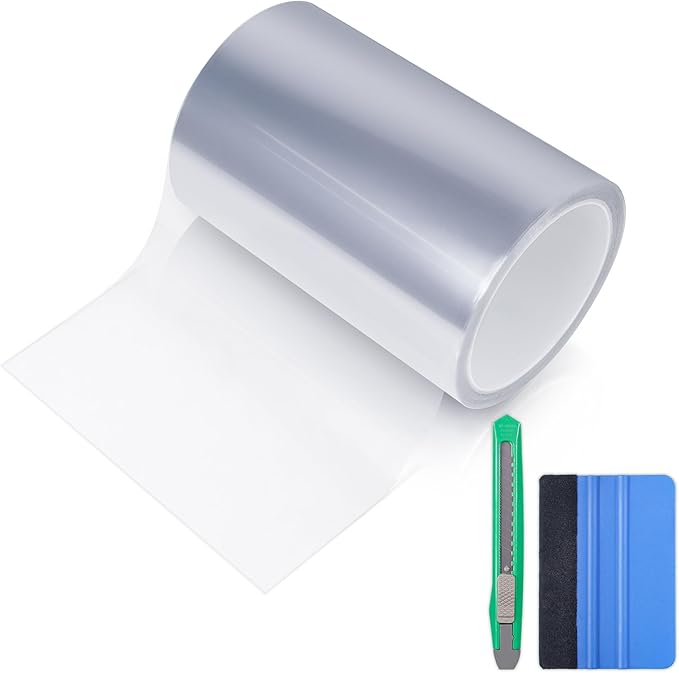 Lypumso Clear Vinyl Wrap Tape, Universal Car Door Edge Guard Door Sill Protector - Image 9