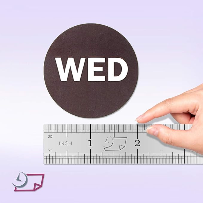 NextDayLabels - 2" Round Inventory Control Day of The Week Labels - 500 Per Roll - Image 3