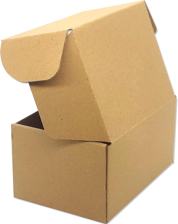 Small Brown Shipping Boxes for Small Business Pack of 25-6x4x3 inches Cardboard - Image 4