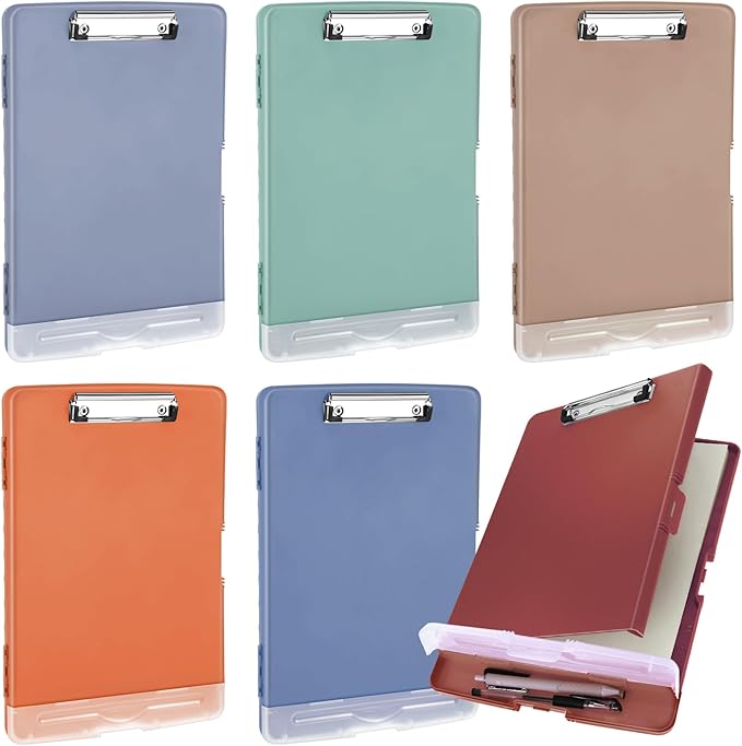 Crtiin 6 Pcs Plastic Clipboard by Crtiin