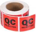 PATIKIL 360 Pcs 1 Roll QC Rejected Labels, 1.5 Inch Square Inventory Control by PATIKIL