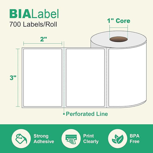 12 Rolls 3" X 2" Barcode Labels, 700/Roll - Image 2