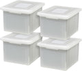 IRIS USA File Box, Plastic File Organizer by IRISUSA