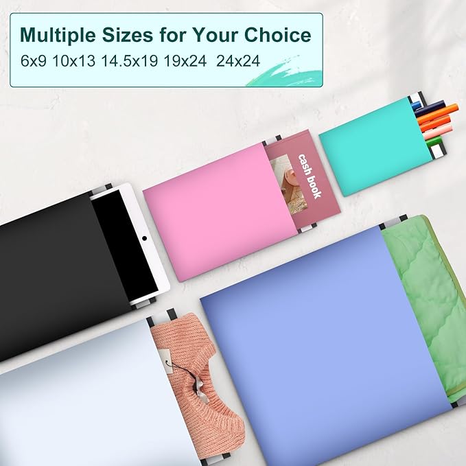 120PC Poly Mailers 6x9 Inch Teal Shipping Envelopes Bags Shipping Bags - Image 5