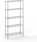 14" Deep x 42" Wide x 86" Height Wire Shelving Kit | 5-Tier | NSF Commercial by Regal+Altair