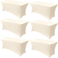 Obstal 6 Pack Stretch Spandex Table Covers by Obstal