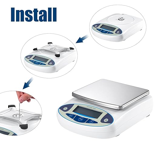 Lab Scale 6000gx0.01g Analytical Balance, 0.01g High Precision Electronic - Image 6