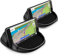 Loncaster 2 Pack Dashboard Car Phone Holder Mount, Universal Cell Phone Automobile Cradles Ultra Stable Slip Free Hands Free Car Accessories Compatible for iPhone, Most Smartphones and GPS by Loncaster