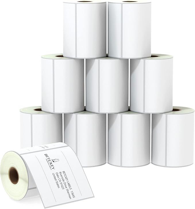 BETCKEY - 4" x 4" Shipping & Large Square Labels Compatible by BETCKEY