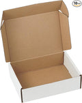 10 Pack 7"x5"x2" inch Small Shipping Boxes White Corrugated Cardboard Box by Unknown