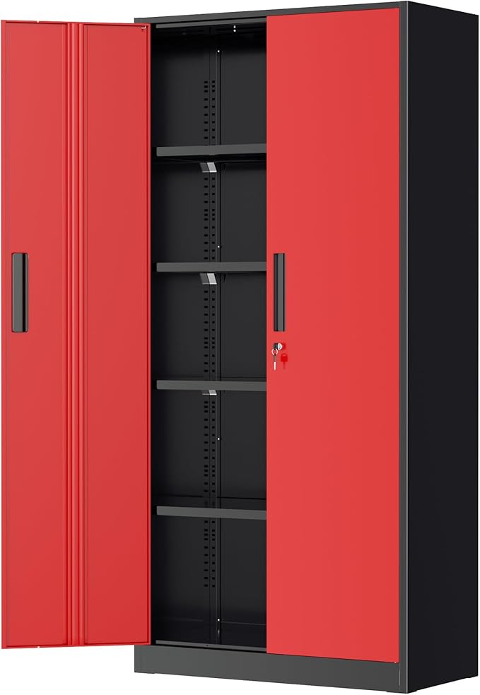 Greenvelly Metal Garage Storage Cabinet by Greenvelly