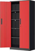 Greenvelly Metal Garage Storage Cabinet by Greenvelly