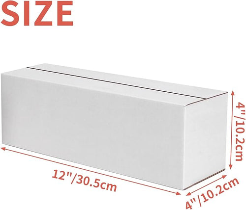 25 Pack Small Shipping Boxes 12x4x4 Inches - Image 2