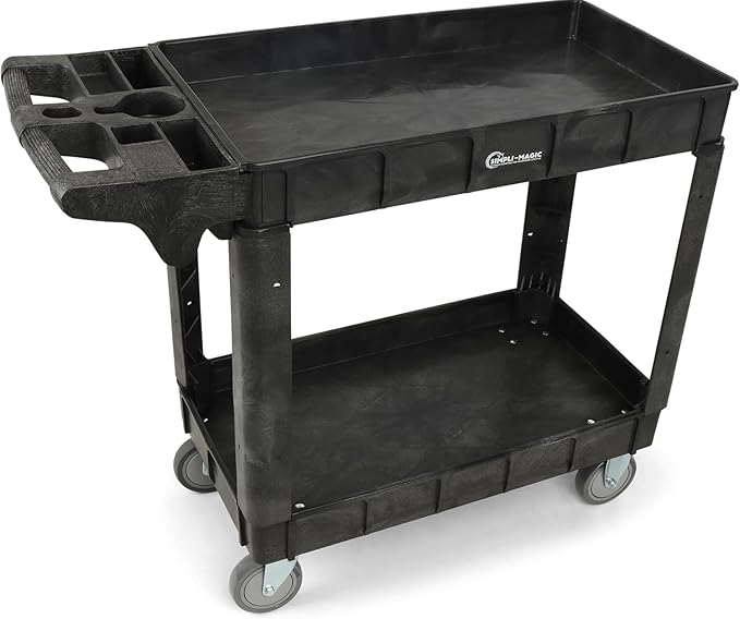 Simpli-Magic Rolling Utility Cart on Wheels, Heavy Duty by SIMPLI-MAGIC