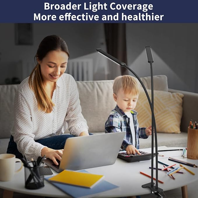 iZELL Desk Lamp, Desk Lamps for Home Office - Image 6