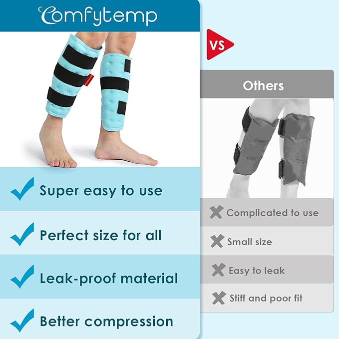 Comfytemp Calf Shin Splint Ice Packs - Image 5