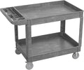 550LBS Utility Cart, 2-Tier 46x25 Inch Utility Cart by Unknown