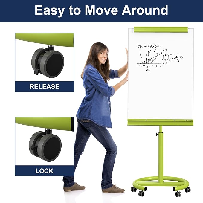TSJ OFFICE Mobile Whiteboard Magnetic - Image 5