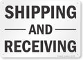 SmartSign "Shipping And Receiving" Sign | 10" x 14" Plastic by SmartSign