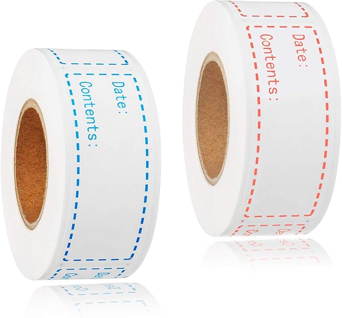 300pcs Removable Freezer Labels, Yoget 1 x 3 Inch Food Storage Stickers by EasyYourLifeFromHere