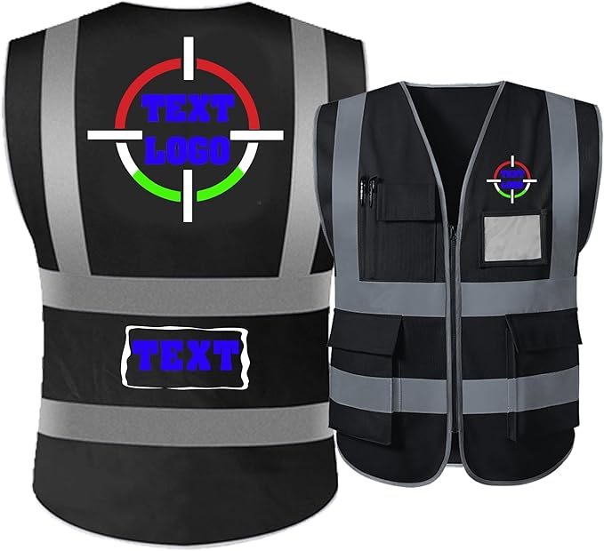 Personalized High Reflective Safety Vest Custom Hi Vis Safety Vest Men Women by SSYCWRSV