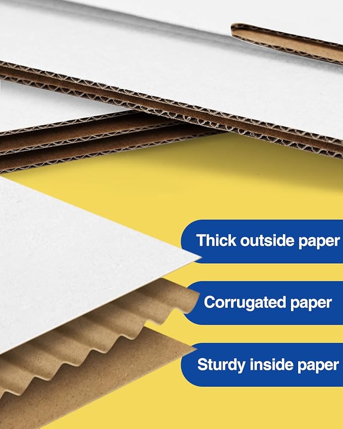 Shipping-Boxes-11x8x2 Inches: 25 Pack-Cardboard-Boxes-for-Packaging, Corrugated - Image 4
