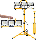 21000 Lumen Work Lights with Stand, 3 Adjustable Head LED Work Light, with by Yurnomy