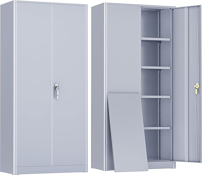 Greenvelly Metal Garage Storage Cabinet by Greenvelly
